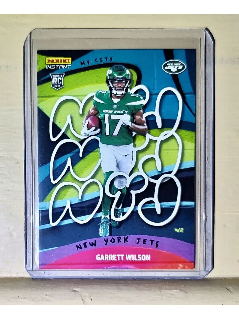 Garrett Wilson 2022 Panini NFL MyCity #25 Rookie Football Card 1/1860